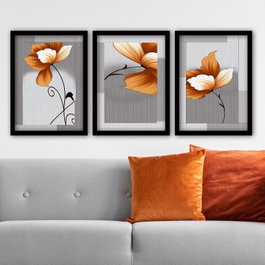 Wallity Cuadro Decorativo Enmarcado Multicolor (3 Piezas)